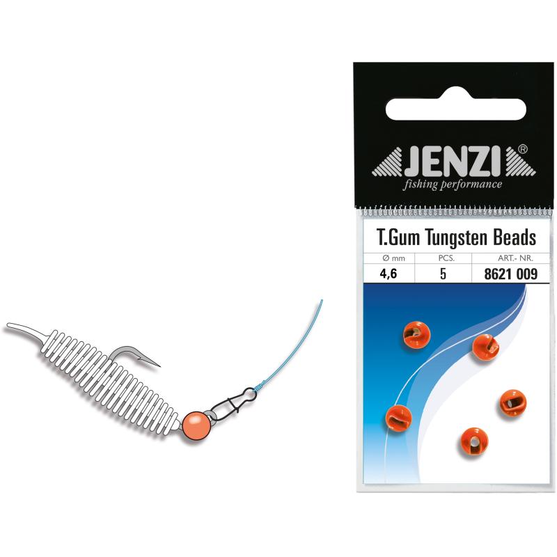 Produktbild JENZI Tung.Perl.4,6mm 5/SB slot.oran