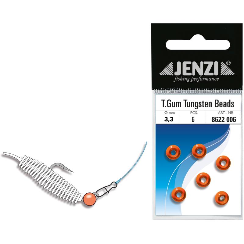 JENZI Tung.Perl.3,3mm 6/SB roun.oran