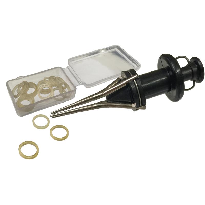 Methode Feeder Pellet-Zange/Gummispreizer