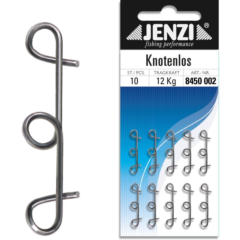 Knotenlos-Schnurverbinder f&uuml;r mono und geflochtene Schn&uuml;re, fein, 12 Kg