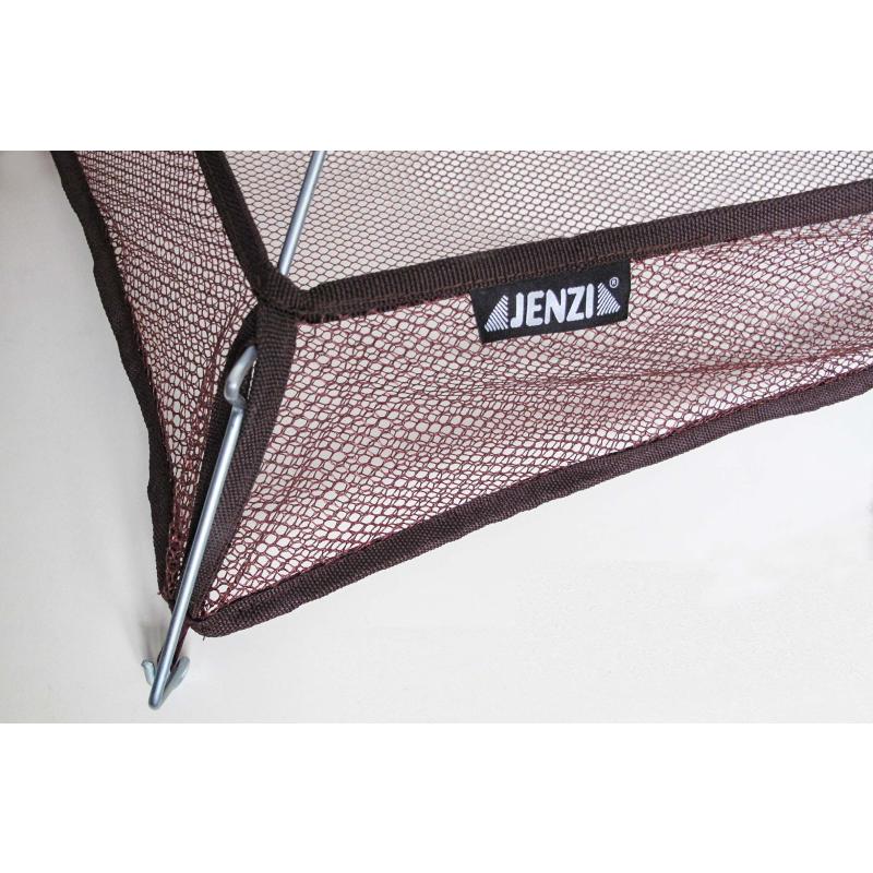 Jenzi Senknetz Braun 1x1m. Rand hoch