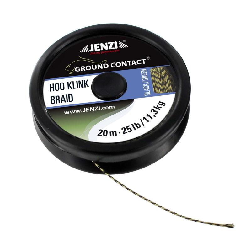Jenzi Hooklink Braid Black/gr&uuml;n
