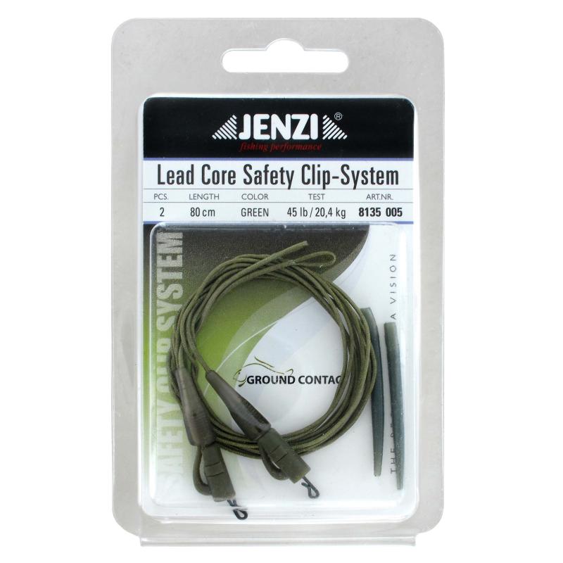 Jenzi Lead Core Safety Clip System gr&uuml;n