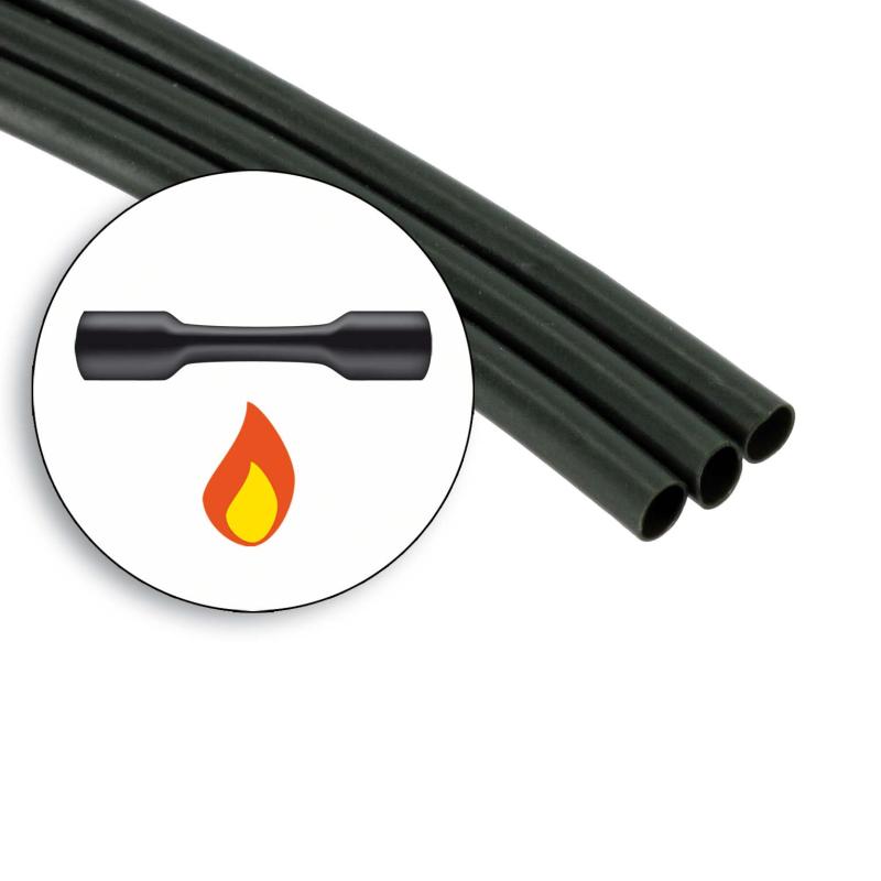Jenzi Shrink Tube 2,0 mm, 5 cm, dark