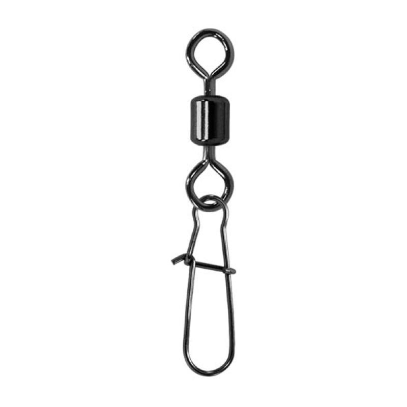 Jenzi Sicherheits-T&ouml;nnchen Karabiner Wirbel, Black Nickel Gr&ouml;&szlig;e 14 10 kg