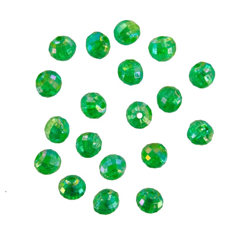 DEGA Diamant-Perlen, Gr&uuml;n, 5 mm