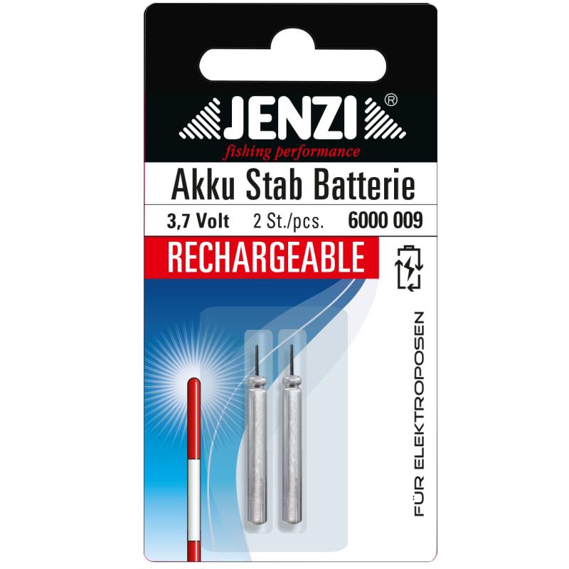 JENZI Wiederaufladbare Stabbatterie LIR435