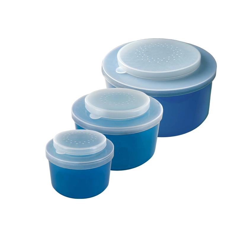 Jenzi K&ouml;derdosen-Set, Inhalt 1/4L, 1/2L, 1L