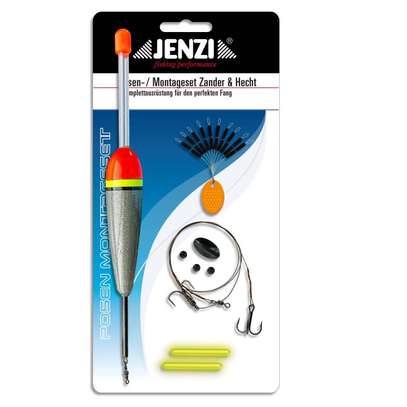 Jenzi Posen Komplet-Set, 8 gr., Zander&Hecht