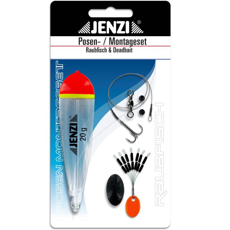 Jenzi Posen Kompl.Set, Hecht, Clear Float 20g