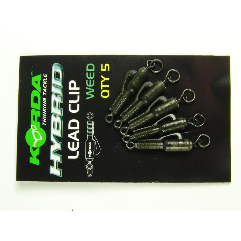 Produktbild Korda Hybrid Lead Clips - 5 St&uuml;ck weed