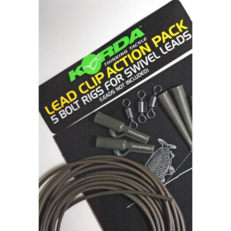 Produktbild Korda Lead Clip Action Pack clay