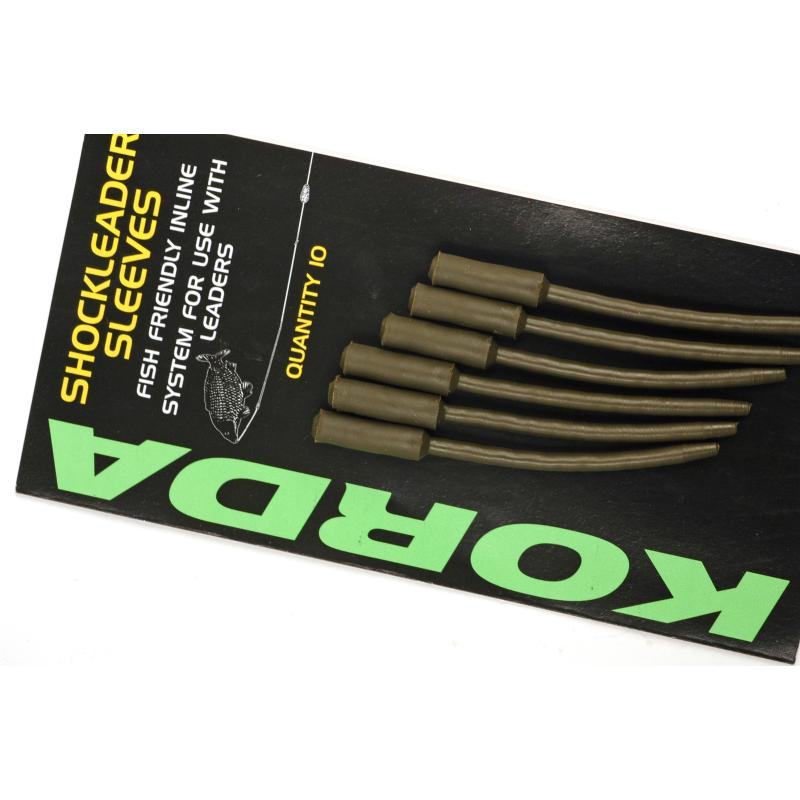 Korda Shockleader Sleeves &ndash; 10 St&uuml;ck weddy green