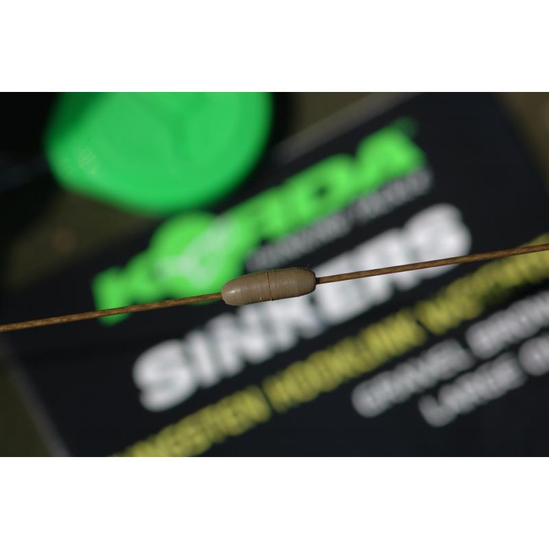 Produktbild Korda Sinker Tungsten Hooklink Weight - 12 St&uuml;ck small brown