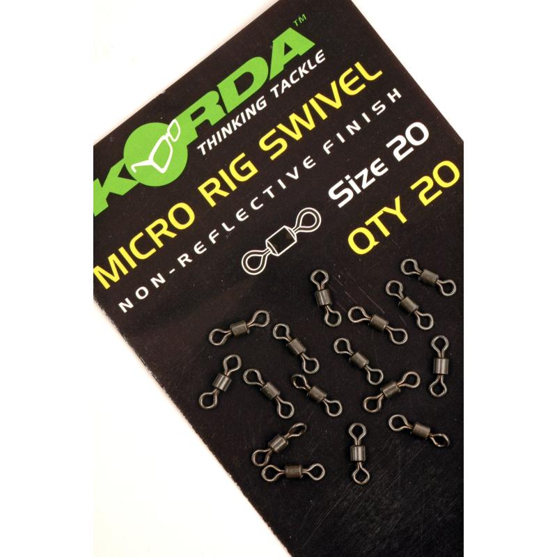 Korda Micro Rig Swivel - 20 St&uuml;ck