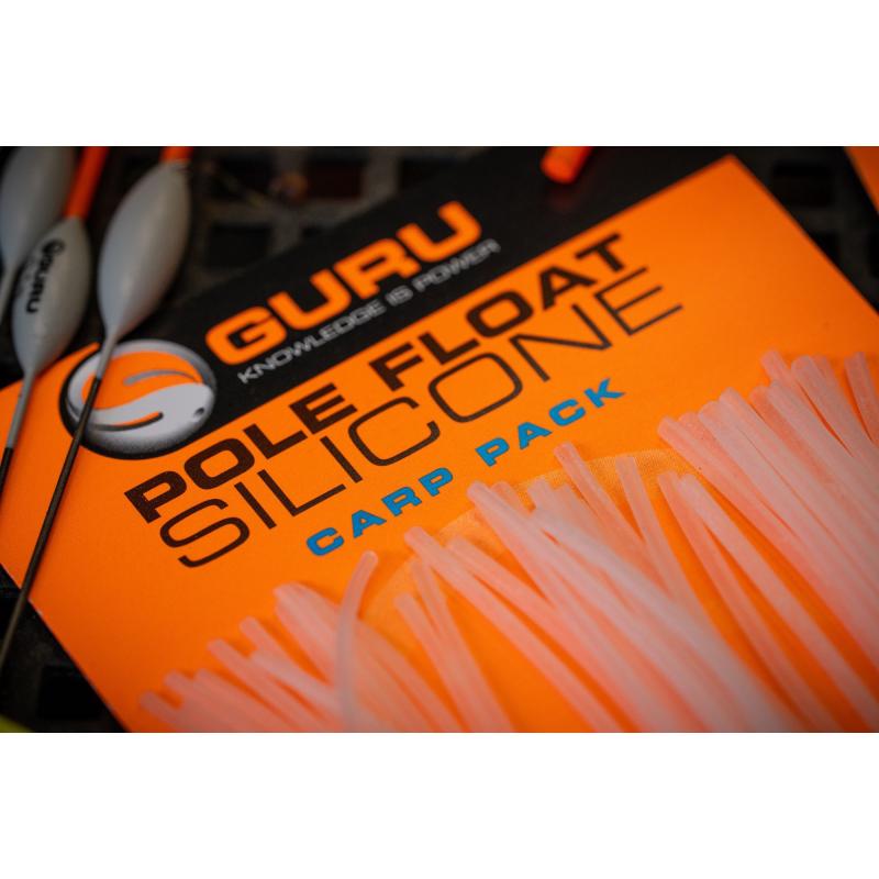 Guru Pole Float Silicone Silvers