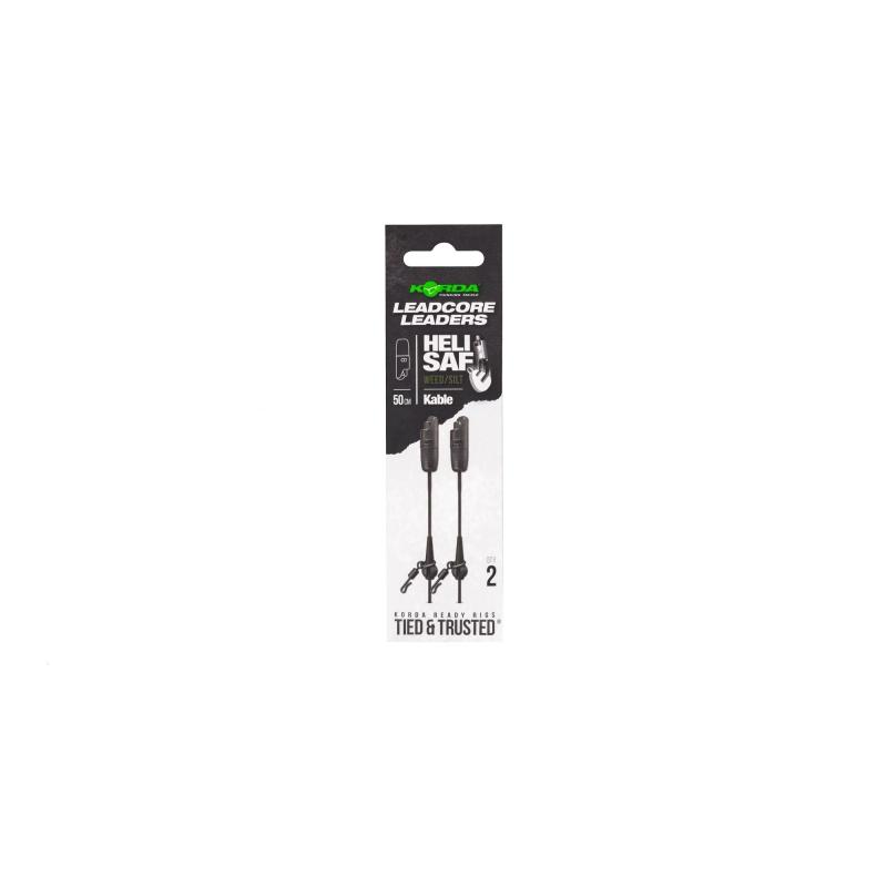 Korda Kable Leadcore Leader Heli Safe Gravel 50cm