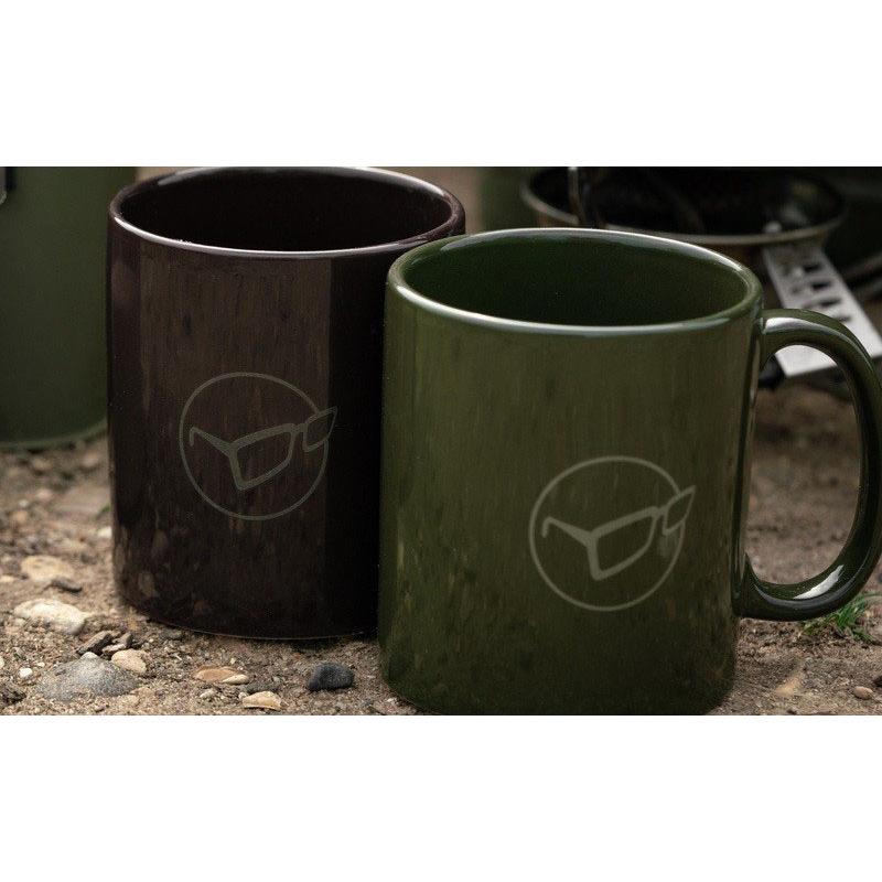 Korda Mug Glasses Logo Black