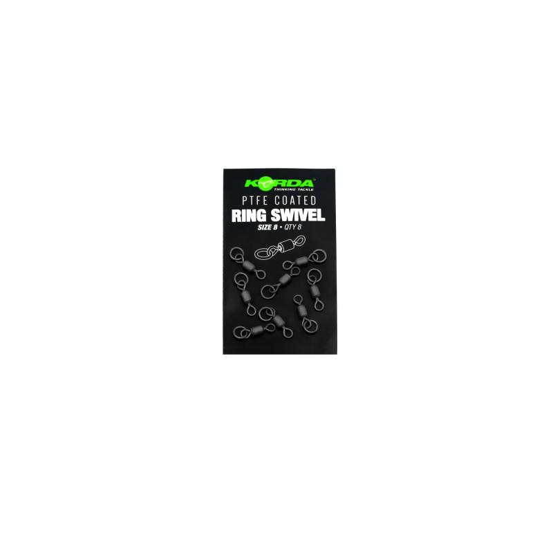 Korda PTFE Ring Swivel Size 8 (8pcs)