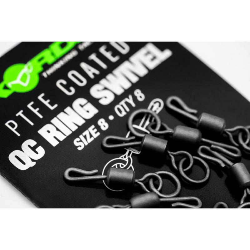 Korda PTFE QC Ring Swivel Size 11 (8pcs)