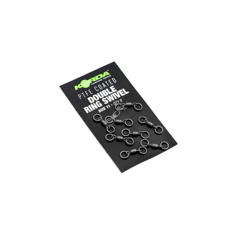 Korda PTFE Double Ring Swivel Size 11 (8pcs)
