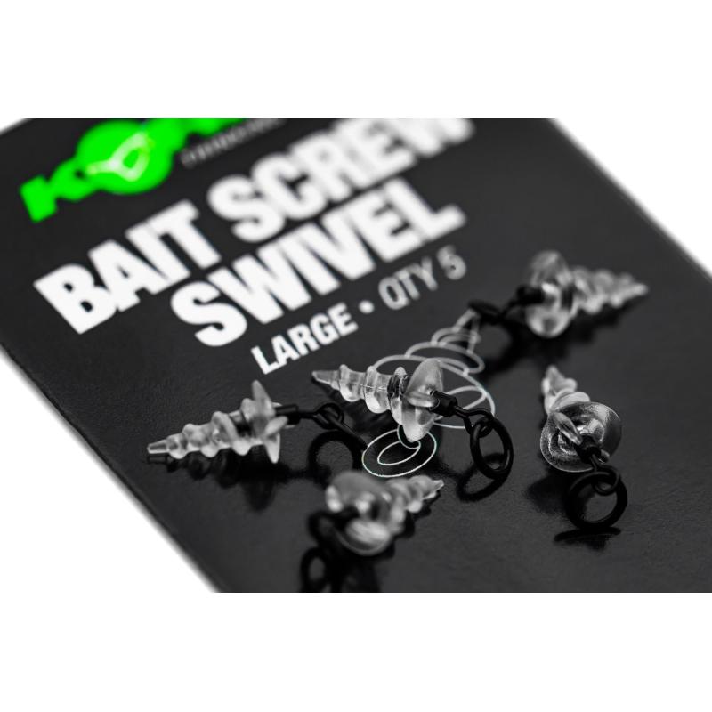 Korda Micro Ring Swivel Bait Screw Medium (5 pcs)