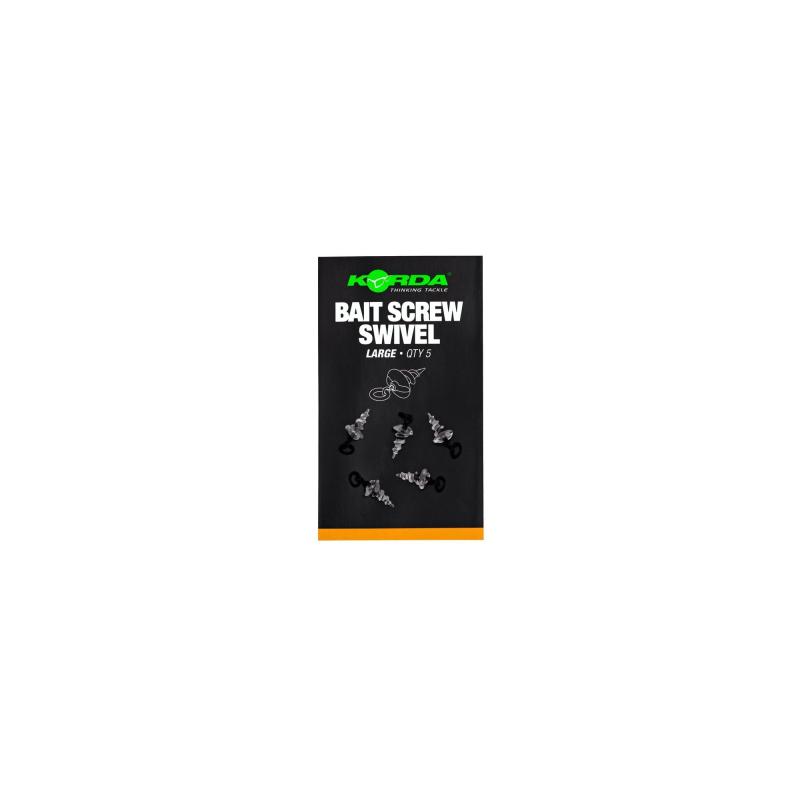 Korda Micro Ring Swivel Bait Screw Large (5pcs)