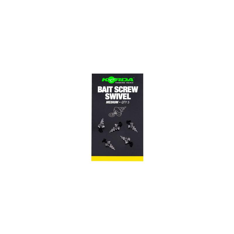 Korda Micro Ring Swivel Bait Screw Large (5pcs)