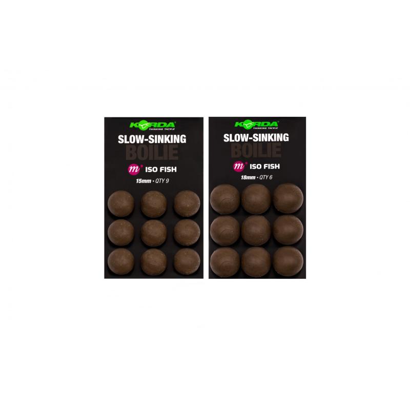 Korda Slow Sinking Boilie ISO Fish 18mm