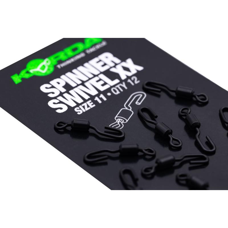 Korda Spinner Swivels Sz 11 (12pcs)