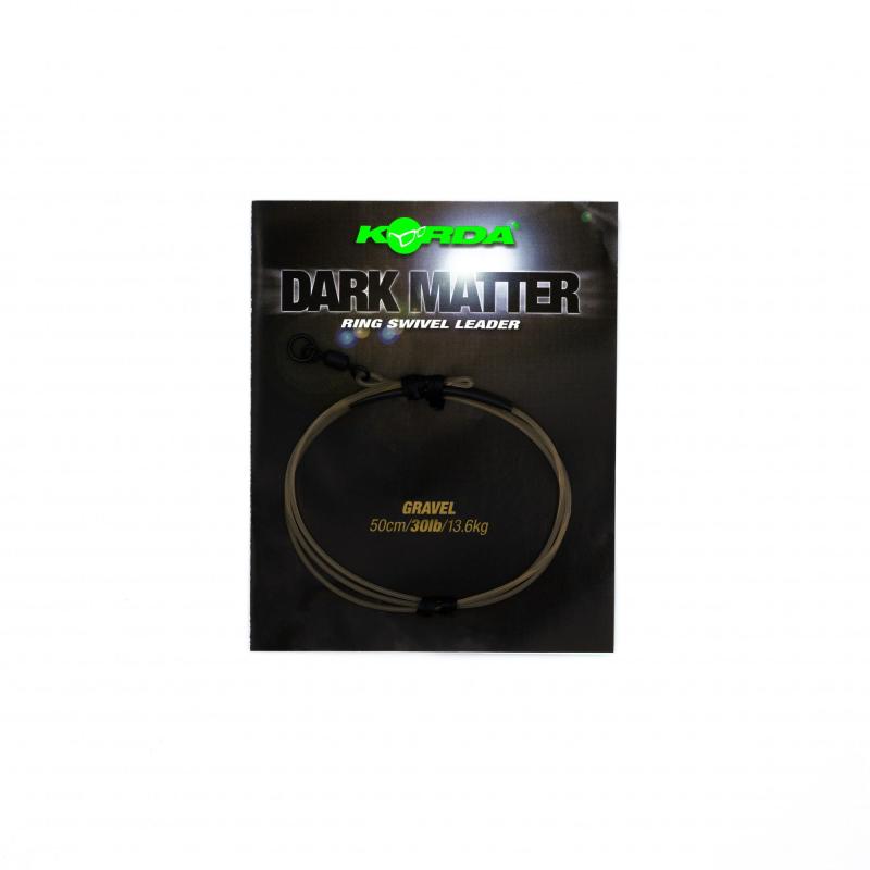 Korda Dark Matter Leader QC Swivel 50 cm Gravel 40 lb