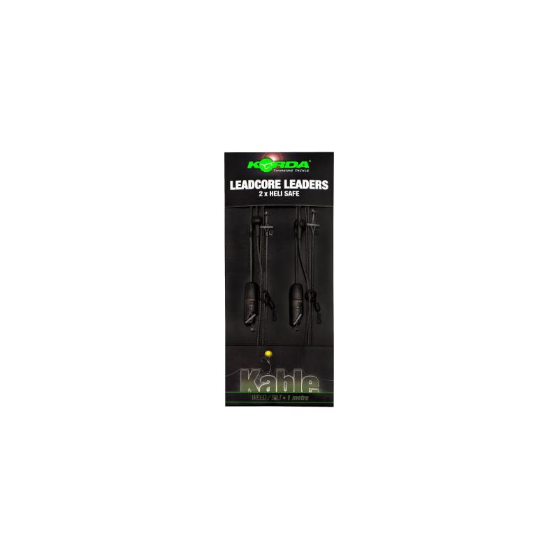 Korda Leadcore leader Heli Safe Weed 1m, 2 per pack