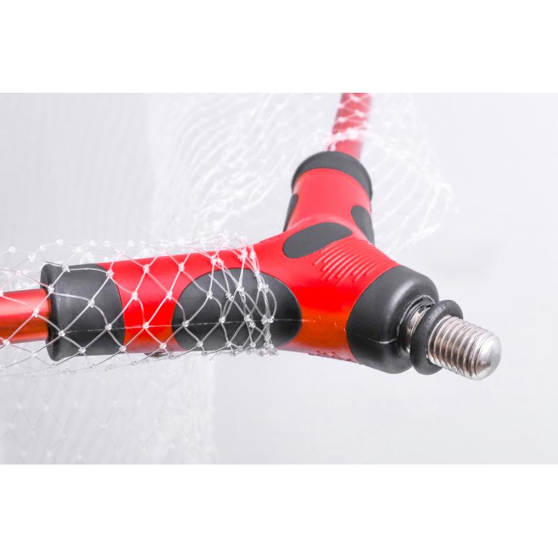 Mikado Kescherkopf - 60/50cm -  65cm - Nylon Net - Durchmesser 6mm - mit Posen