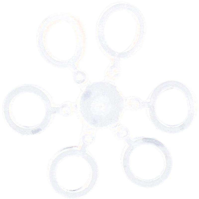 Mikado Pelletb&auml;nder - Method Feeder - Ring 4mm - Transparent - 24 Stck.