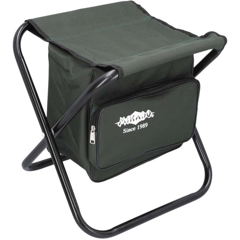 Mikado Hocker - Faltbar Mit Tasche (Max W. 100Kg) (40X38X31cm) - Gr&uuml;n