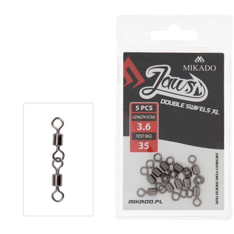 Mikado Wirbeljaws Double Swivels - 25Kg .