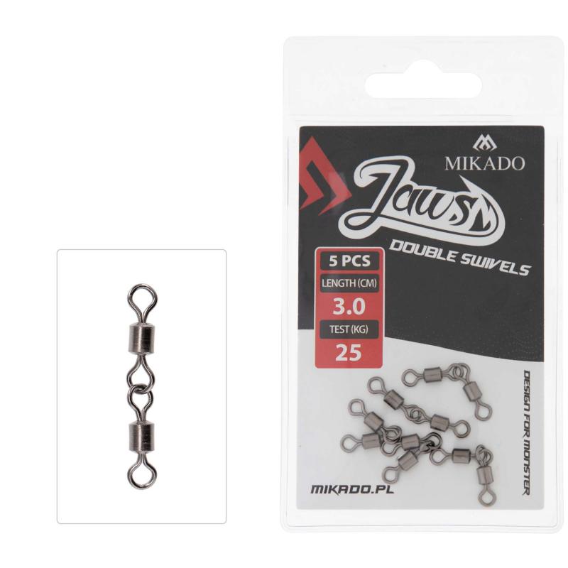 Mikado Wirbeljaws Double Swivels Xl - 35Kg .