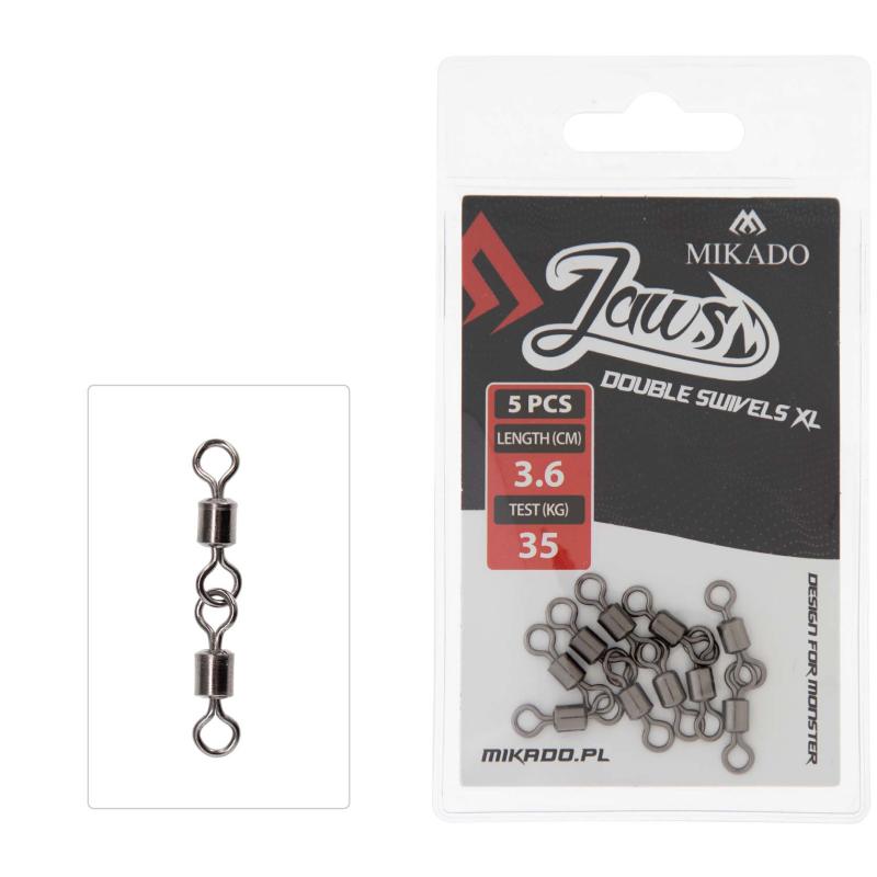 Mikado Wirbeljaws Double Swivels Xl - 35Kg .