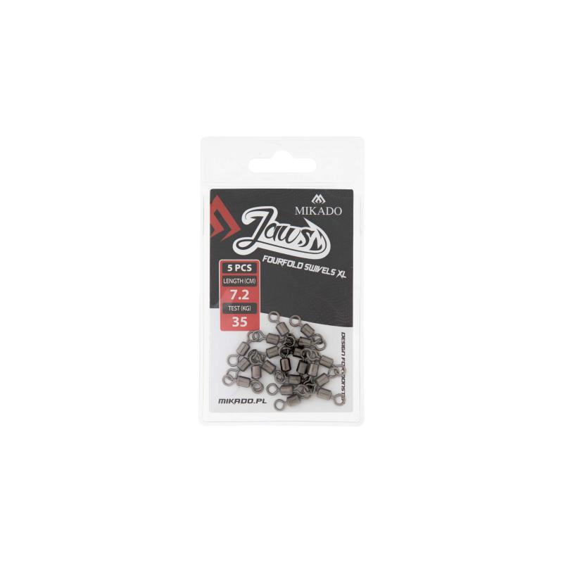 Mikado Wirbeljaws Fourfold Swivels Xl - 35Kg .