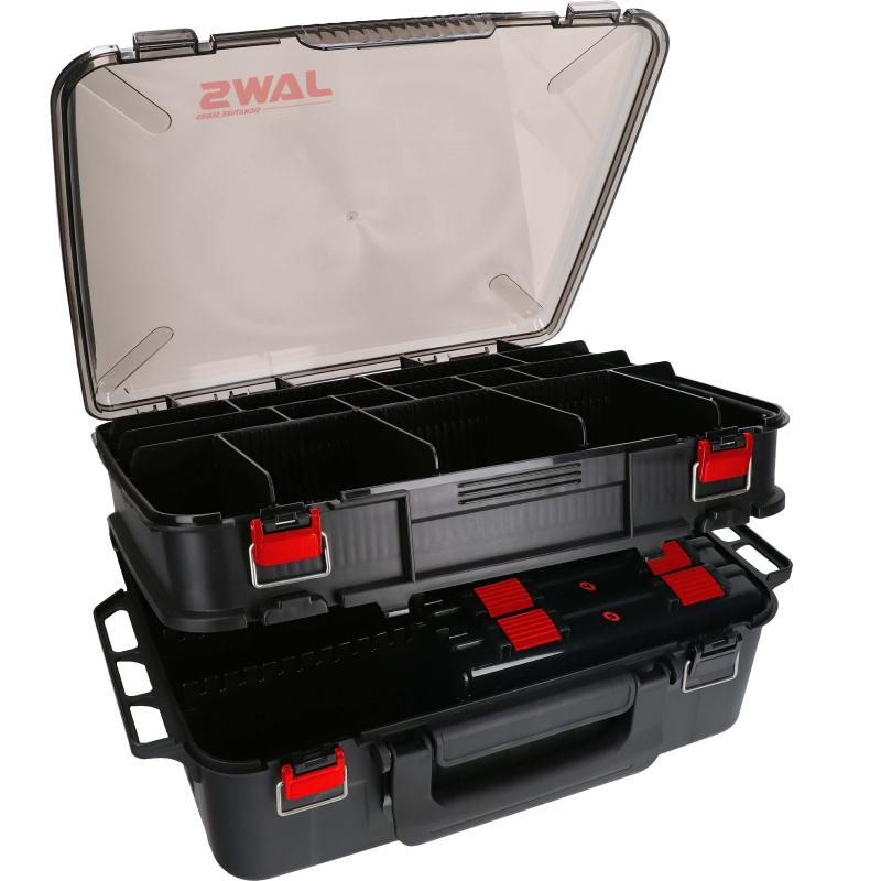 Mikado Box - Two-Compartment Jaws (47X34X19cm) - Black - 1 Pcs.