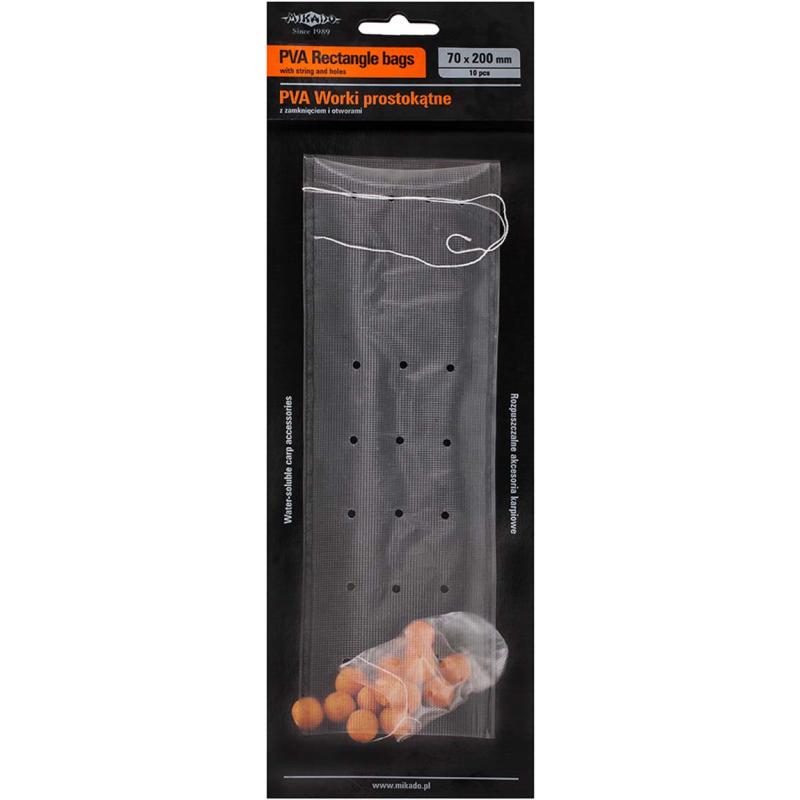Produktbild Mikado Pva - Taschen Mit L&ouml;chern Und Gurt 70X200mm - 10 Stck.