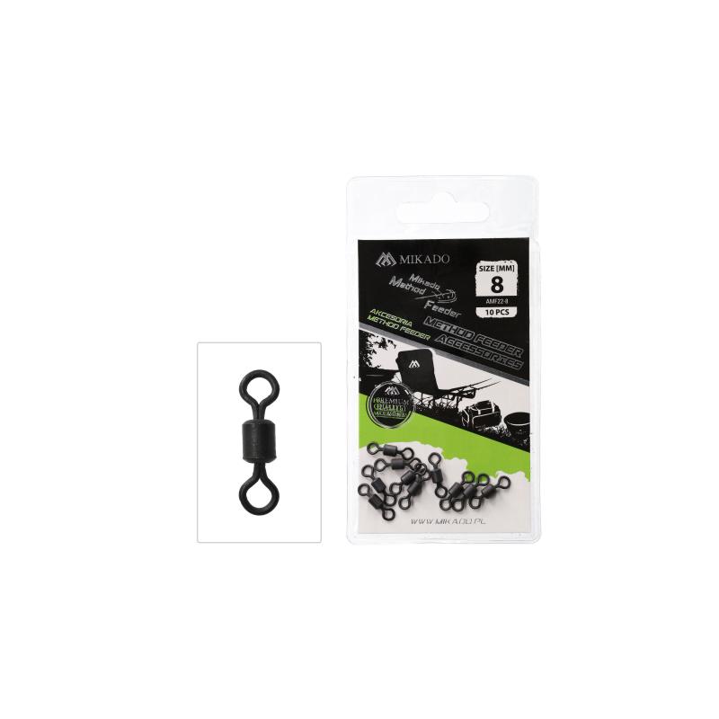 Mikado Wirbel Method Feeder Swivel No Nr. 8 10 Stck.