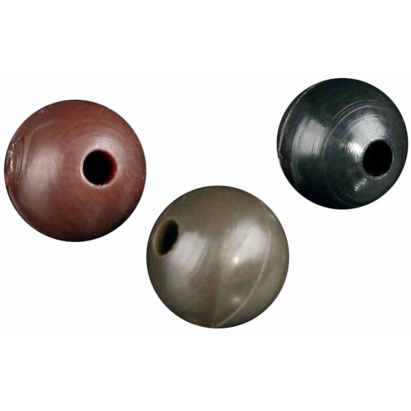 Mikado Silikon-Perle Soft Gr&ouml;&szlig;e 6mm Dunkelbraun 25 Stck.