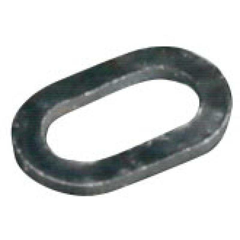 Mikado Rig Ring Oval 6.0mm Schwarz Matt 25 Stck.