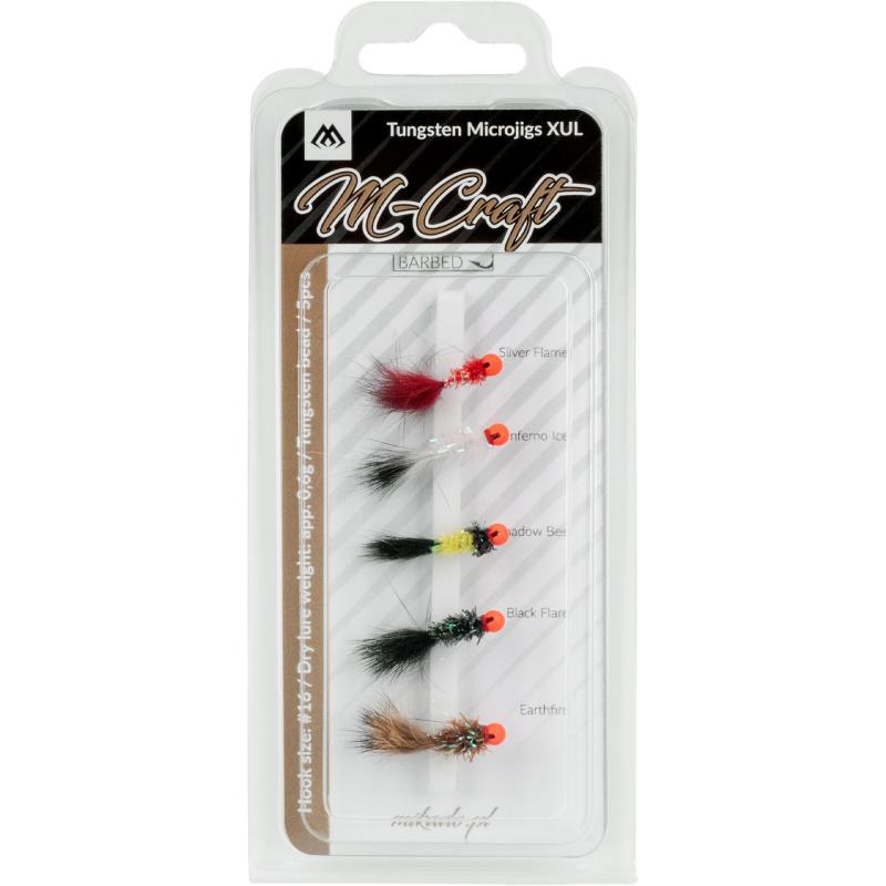 Mikado Set M-Craft Tungsten Microjigs Xul / #16 / 0.6G Barbed 1 Set.