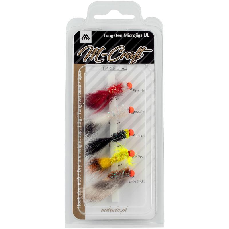 Produktbild Mikado Set M-Craft Tungsten Microjigs Ul / #10 / 1.5G Barbed 1 Set.
