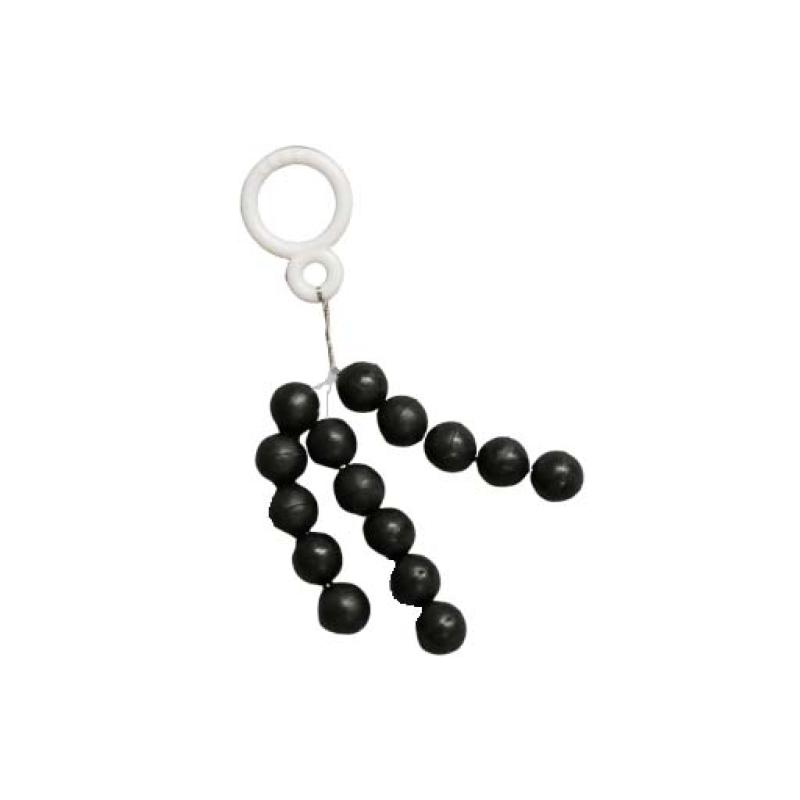 Produktbild Paladin Perle rund schwarz 8mm SB15