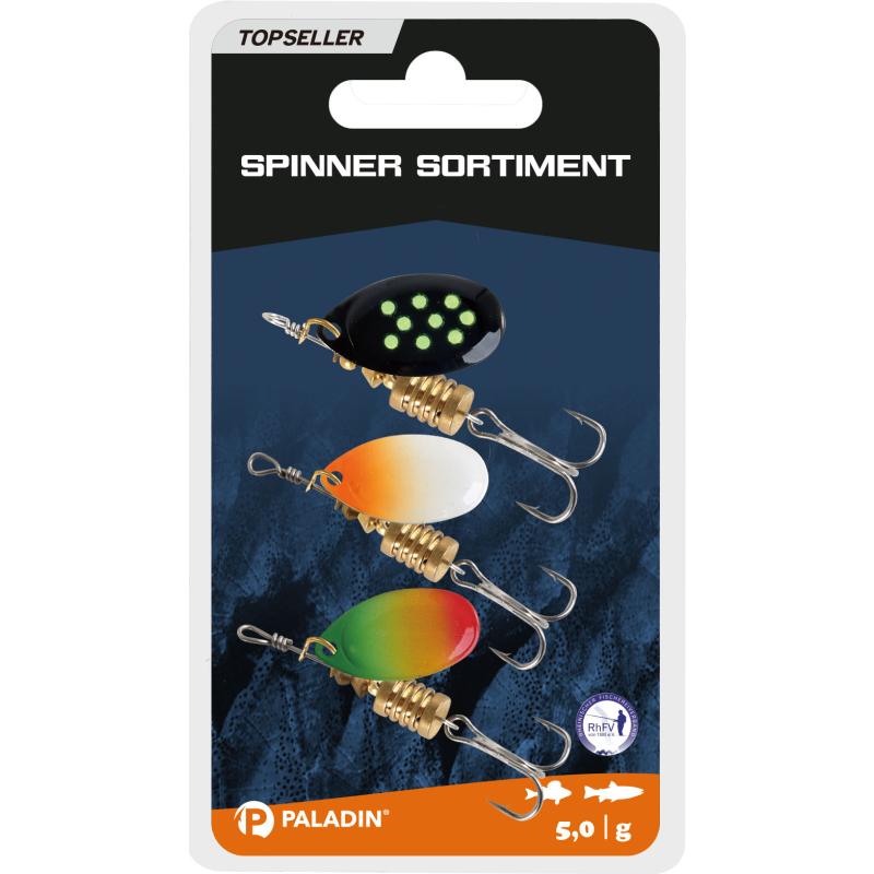 Paladin Spinner-Sortiment I mit Drilling 5g 3St.