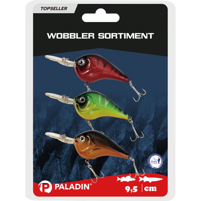 Paladin Wobbler Sortiment II 9,5cm 3St.