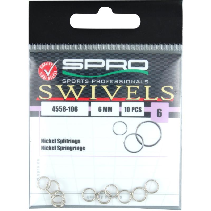 Spro Nickel Splitring 8Mm 10kg